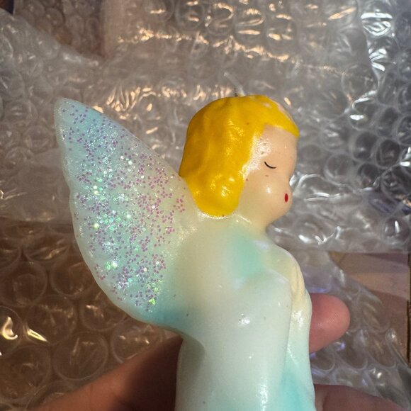 The Vermont Country Store Vintage Angel Candle 3.5" x 5.5" Made in China - Picture 7 of 11